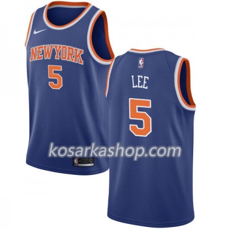 Dres New York Knicks Courtney Lee 5 Nike 2017-18 Plava Swingman